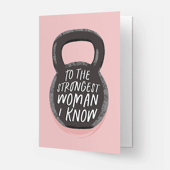 Hovedbilde Strongest Woman Gratulasjonskort