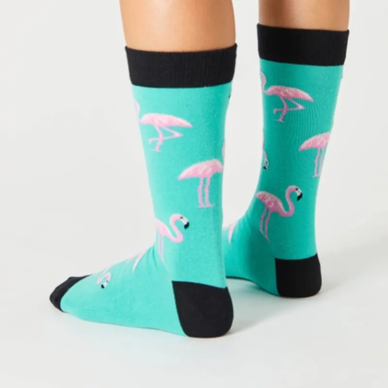 Flamingo Bomullsokker (Turkis)