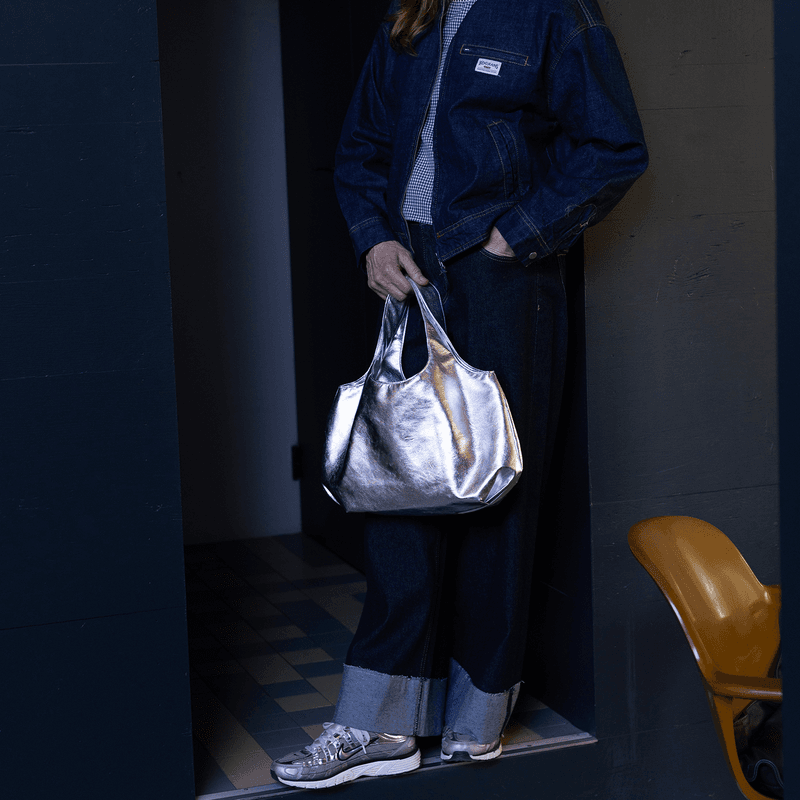 Bold Håndveske (Metallic Silver)