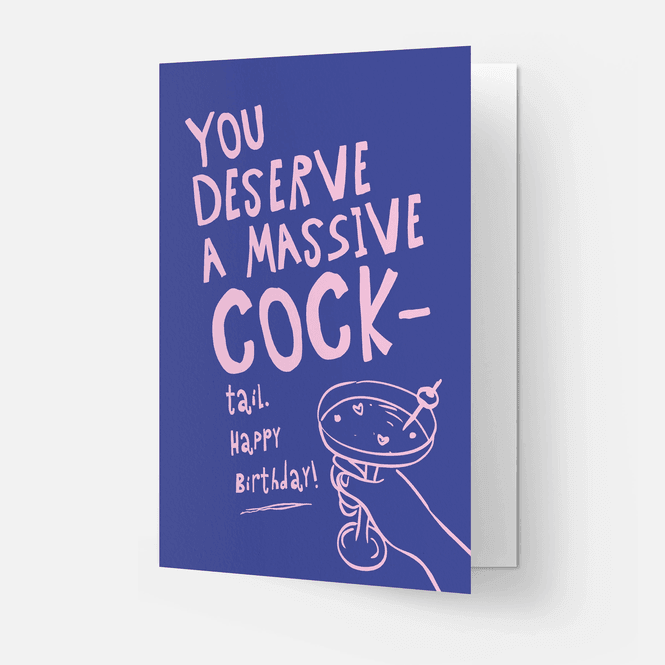 Hovedbilde Massive Cock-tail Gratulasjonskort