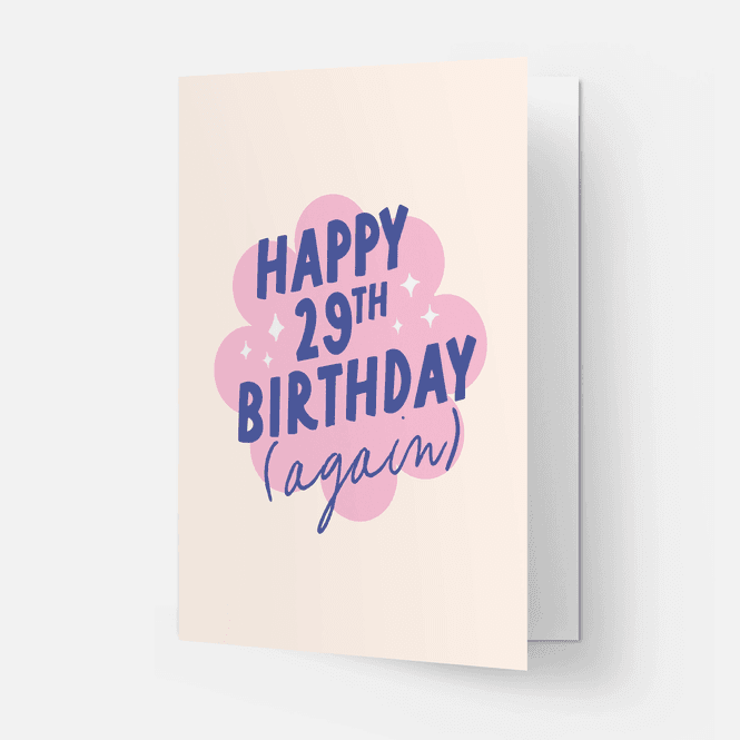 Hovedbilde 29 Again Gratulasjonskort