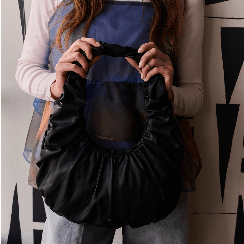 Croissant Håndveske Black