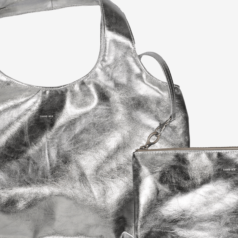Bold Håndveske (Metallic Silver)