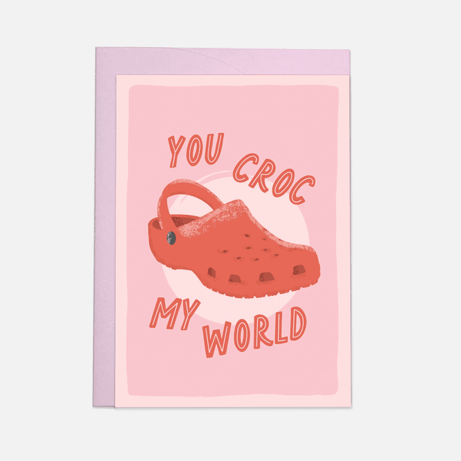 Hovedbilde Croc My World Gratulasjonskort