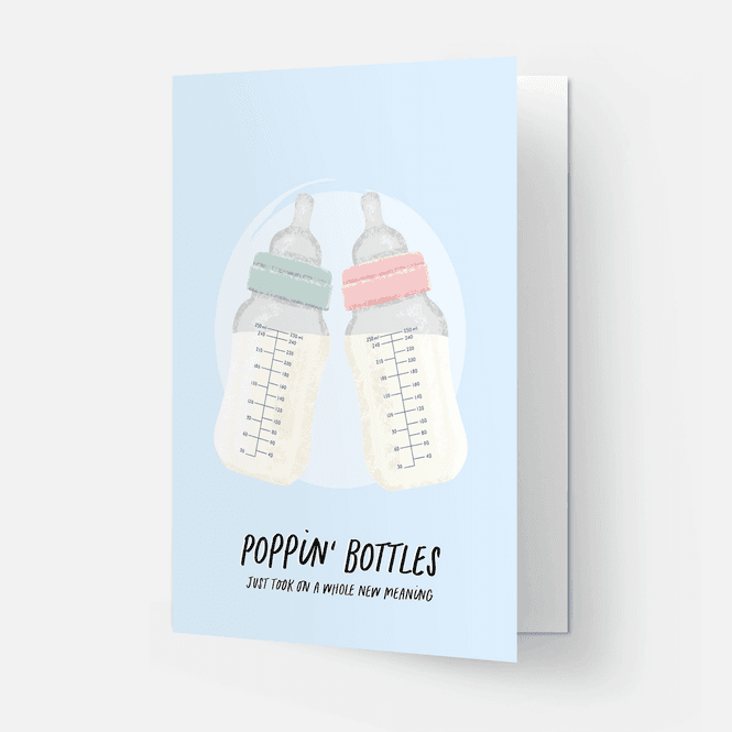 Hovedbilde Poppin´ Bottles Gratulasjonskort