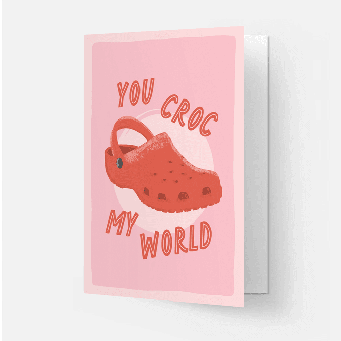 Hovedbilde Croc My World Gratulasjonskort